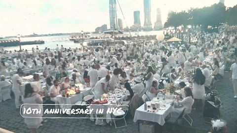 Diner en Blanc 2022 returns to New York for its 10th Anniversary.