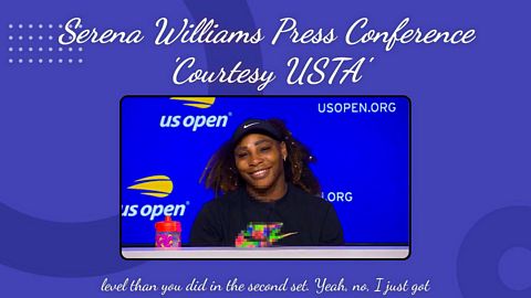 Serena Williams vs. Anett Kontaveit "Courtesy USTA" US Open 2022