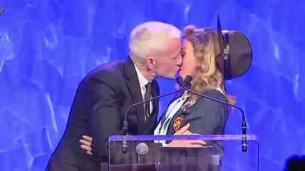 Madonna UNRATED - Madonna Presents Anderson Cooper With Vito Russo Award