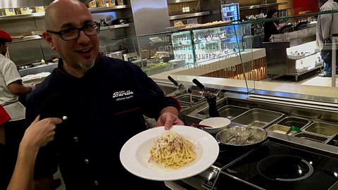 Barilla Restaurants “Spaghetti Carbonara” by Chef  Alfonso Sanna