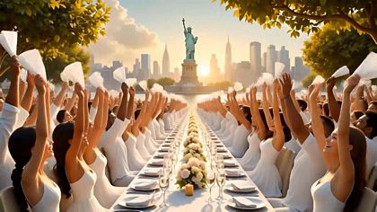 Diner en Blanc NYC Live 2025