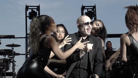 Pitbull at Jersey City July 4th Fireworks Event 2019