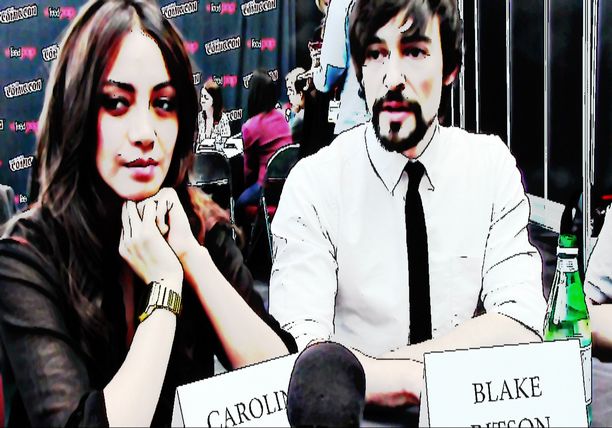 Carolina Guerra and Blake Ritson - Anime STARZ Da Vinci’s Demons