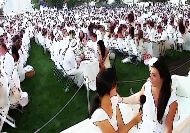 Exclusive Interview with Sandy Safi - Diner en Blanc 2014 Anime